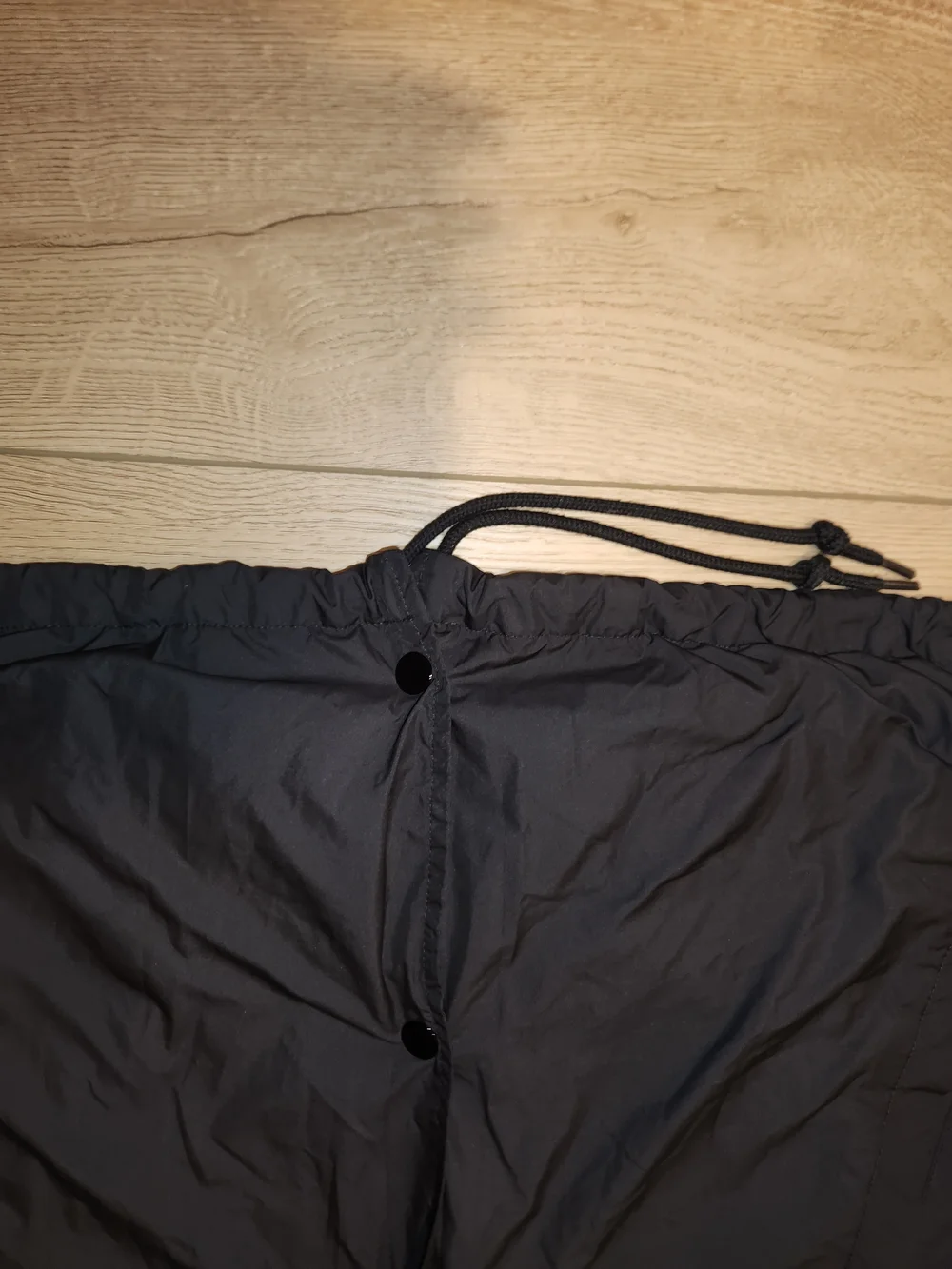 Nike Men's Med Black Athletic Jacket Gray Cotton Lined Insulated Button Closures